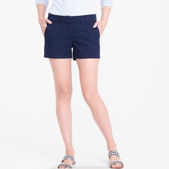 J. Crew Factory Navy Broken-in Chino 3” Shorts - Picture 6 of 6